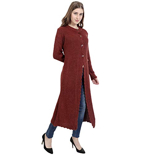 Image of Matelco Women's Wool Round Neck Cardigan