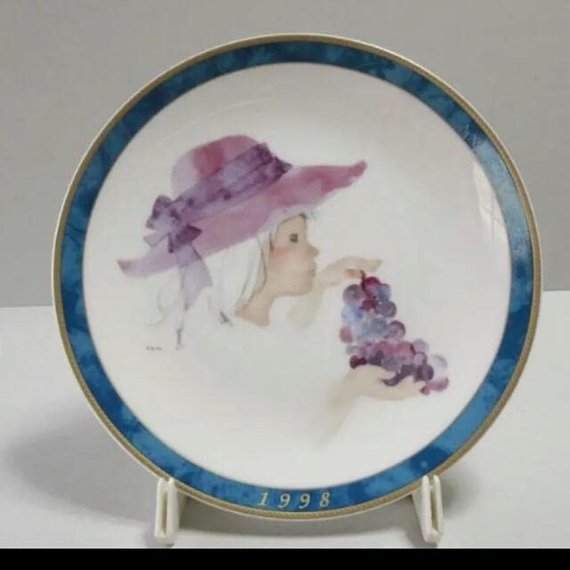 Amazon.co.jp: いわさきちひろ コレクションナルミ製 絵皿 5枚  