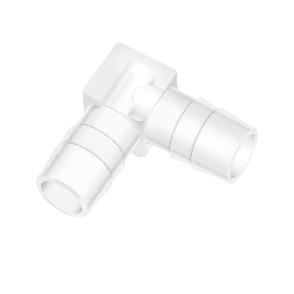 1010　エルボーのみ Amazon.co.jp: Quickun 5/8インチ ホースバーブ 90度 エルボ L