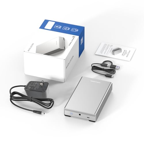 Image of Avolusion PRO-G2 16TB USB 3.2 Gen 2 (10Gbps) USB-C External Hard Drive for Windows /MacOS (Silver)