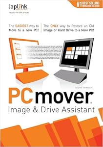 Laplink PCmover Image & Drive Assistant – Einzelnutzungslizenz – Stellt ein PC-Image (Backup) oder eine alte Festplatte auf Ihrem neuen PC wieder her