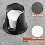 CAFEMASY Coffee Filter Holder with 350 Count Replacement Coffee Paper Filters Compatible with Aeropress Original Clear Go Espresso Maker Accessories Parts - Image 3