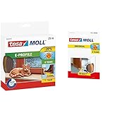 burlete tesa espuma Product 2: Tesamoll umbral tesa 05464-00101-00 05464-00101-00-Burlete de caucho perfil Epara desajustes pequeños-25m x 9mm Marrón, 25 m x 9 mm + 05422-00101-00, Burlete De Espuma Para Umbral De Puertas, 1m x 38mm x 20mm