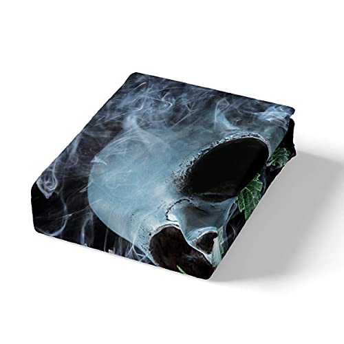 Feelyou SXS3812NXX-QUEEN Marijuana Weed Leaf Boys Comforter Cover Set Teens Skull Decor Queen Size Duvet Cover thumb #3