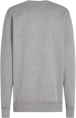 Tommy Hilfiger Herren Sweatshirt Essential Fleece Crew Neck Regular Fit, Grau (Medium Grey Heather), XS – Ansicht 6