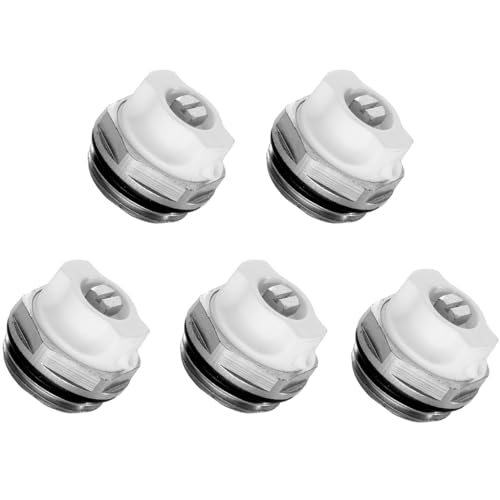 Schläfer 7046005 | Valvola di Sicurezza di Sfiato manuale per Termosifone, Scarico Sfogo Aria Radiatore Riscaldamento 1/2, Valvola di Sicurezza per Caloriferi e Termoarredo in Ottone. 5PZ