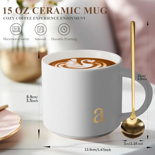 Monogrammed-Ceramic-Large-Coffee-Mug-Tea-Cup-Women-Wife-Gifts-Ideal-from-Husband-Happy-Birthday-Wedding-Romantic-Best-Cool-Personalized-Unique-Special-Cute-Custom-Christmas-Xmas-Valentines-PresentM