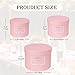 GnFlus Pink Gift Box Round Gift Boxes with Lids Set of 3 Nesting Gift Boxes for Presents Assorted Sizes Flower Boxes for Arrangements Birthday Wedding Bridesmaid Graduation Christmas Party Gift Bags