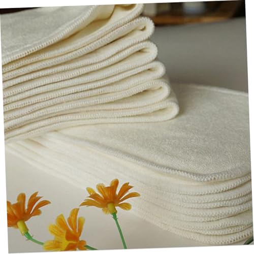 Inserts de couches lavables bébé Toyvian en polyester beige x6 - 3