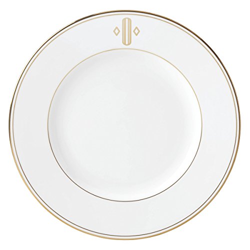 Lenox Federal Gold Block Monogram Dinnerware Dinner Plate, O