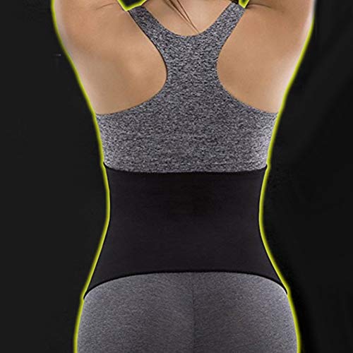Sweat Waist Trainer, Waist Trainer Belt Elastic Neoprene para Body Shaper para Sauna para Yoga para