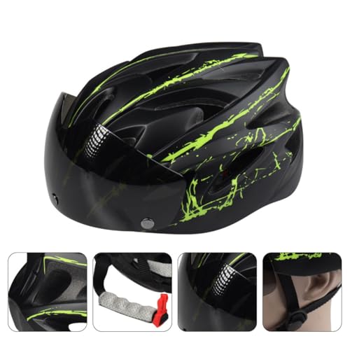 Casco de bici evita molestias visuales con gafas magnéticas y diseño cómodo 2