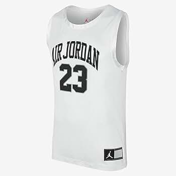 NIKE☆JORDAN☆Basketball Jersey Black Nike Air Michael Jordan Black/ White #23 Jersey Fly Since