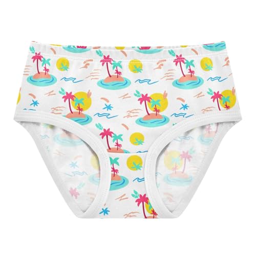 Summer Palm Tree Toddler Girls's Underwear 2T 2302227