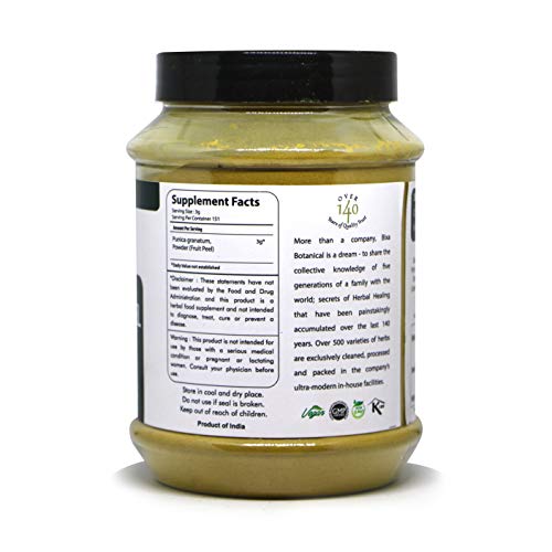 Bixa Botanical Pomegranate Peel Powder (Punica Granatum) - 1 Pound (16 Oz) 454 Grms | Ayurvedic Herbal Supplement Helps To Improves Digestion #TOP4