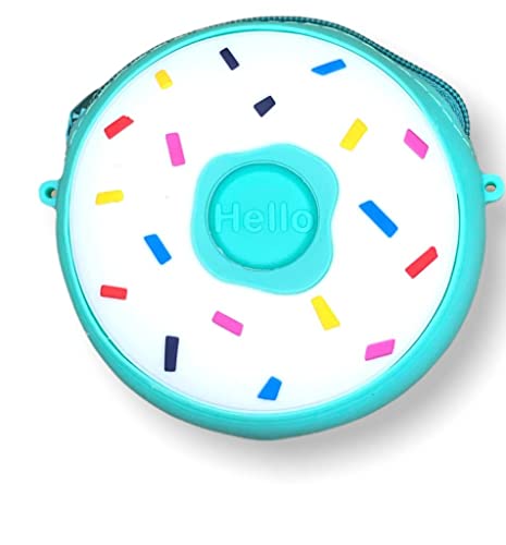 Bolsa Infantil Donuts Fofa Com Alça Redonda Moda Linda Mundo XPress (Verde)
