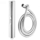 Dwitkul Doccino per Doccia con 2 Funzioni,Portable High Pressure Shower Head con Tubo Fles...