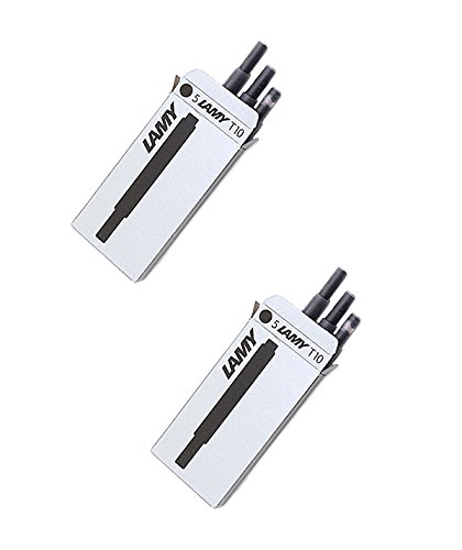 Lamy T-10 Black Ink Cartridges -2 Packs (10 Cartridges) (B07F158XWH) Amazon Price History, Amazon Price Tracker