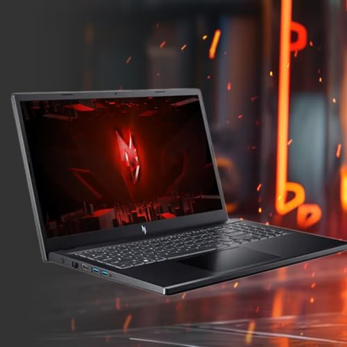 Image of Acer Nitro V 15 Gaming Laptop, Intel 13 Gen Core i9-13900H, GeForce RTX 4060, 15.6 inch 144 Hz IPS Display, 64 GB DDR5, 4 TB SSD, Wi-Fi 6, Backlit Keyboard, Windows 11 Pro, Microsoft Office Lifetime