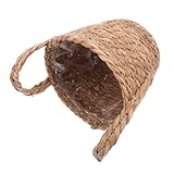 HYTROVE Natürlicher Mittelgroßer Geflochtener Pflanzkorb aus Seegras Vielseitiger...