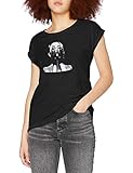 MERCHCODE Damen Ladies Selena Gomez Gloves Tee T-Shirt, schwarz, XS