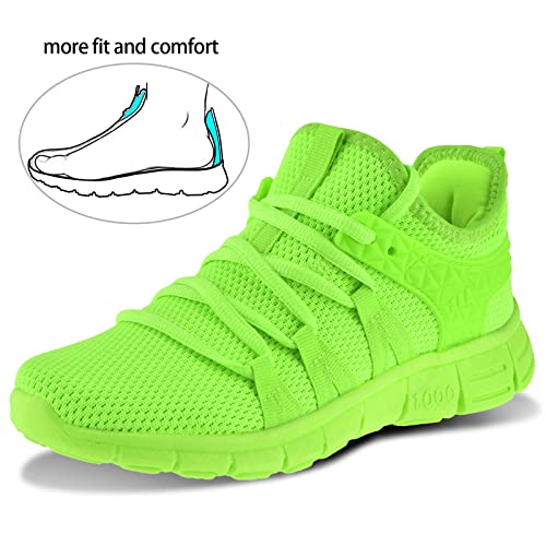 Image of INZCOU Running Shoes Lightweight Tennis Shoes Non Slip Gym Workout Shoes Breathable Mesh Walking Sneakers
