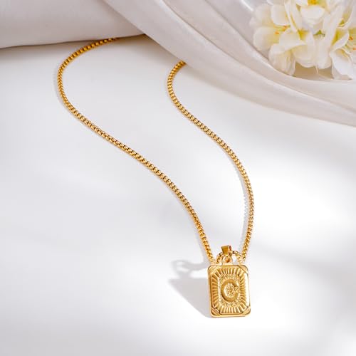 Image of Rubans Demi Fine Stainless Steel Alphabet Pendant CZ Gift for Women & Girls