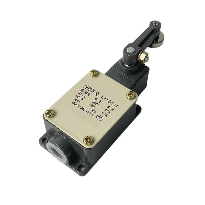 LX19-111 Stroke Rocker Limit Switch Self Return Reset Momentary 5A IP62 1Pcs(LX19-121)