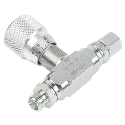 Vanne de régulation de débit hydraulique STB-G1/4 en acier 5800 PSI