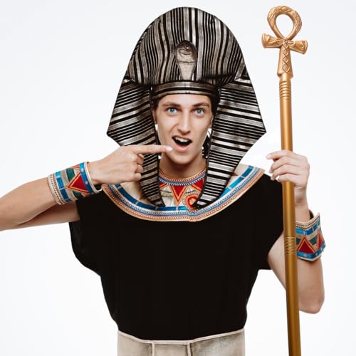 image for Spooktacular Creations Halloween Staff, Egyptian Costume Walking Cane 