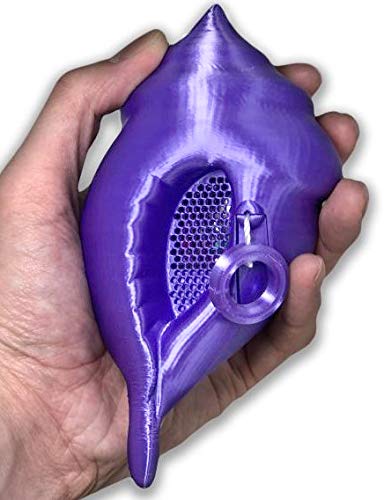 MunnyGrubbers - Mystic Conch Shell Novelty Meme Toy - Ask it a YES or NO question and Pull String for Reply - Non-Canon Parody of Spongebob Magic Conch Shell - Decision Making (MCS-V2)