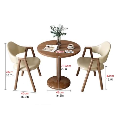 Mesa de comedor redonda pequeña para solucionar la falta de espacio en locales comerciales 8