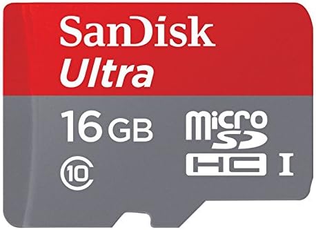 SanDisk ULTRA Micro SDHC Card 16GB 80MB/s Class 10 UHS-I + adapter