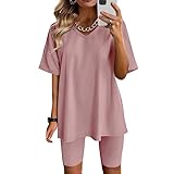 Two Piece Summer Sets Summer Tops For Women 2023 Trendy My Orders Casual Plus Size Tops High Waisted