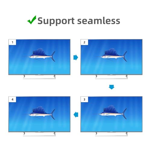 Image of HDMI 4X1 Multi-Viewer with Seamless Switcher Support HDCP 1.2 and 1080P Resolution (HDMI 4x1 Multi-Viewer)