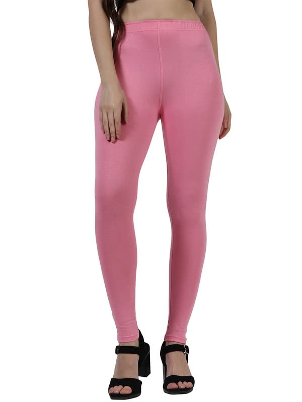Image of Saundarya Women's Regular Fit Ankle Length Leggings Sizes: Small Size (S /M) for 26-30 inches Waist, Regular Size (L /XL) for 30-36 inches Waist and Plus Size (Plus Size for 36-42 Inches Waist)