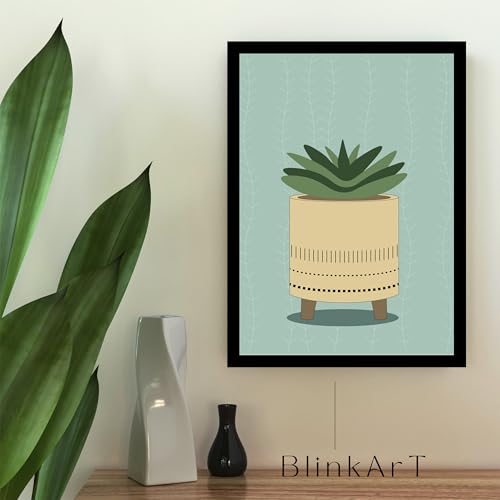 Image of BLINKART Trendy Abstract Wall Art Painting Print Design | Aesthetic Wall Decor Photo Artwork Frame Decoration Hanging For Home Bedroom Living Room Office Wall Decor | T044 | 13x10 Inches