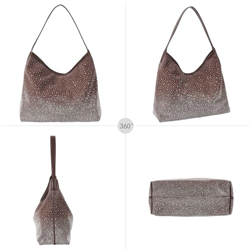 Bolso Tote de Hombro con Brillo y Strass para Mujer miniatura 3