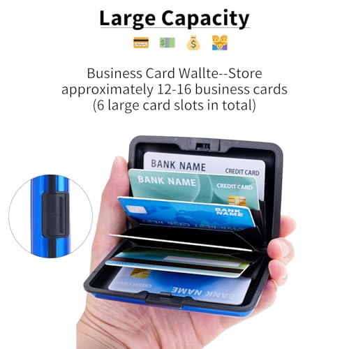 Image of Women Credit Cards Holder,RFID Blocking Protection Aluminum Metal Wallet for Men Women Business Card Holder