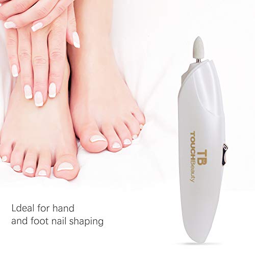 Touchbeauty Cordless Nail File Drill With Led Lights, 10In1 Electric Manicure Set For Women Natural Toenails Fingernails Sander Buffer Polish Battery Operated Golden #TOP5
