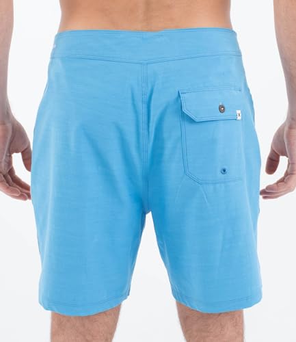 Pantalones cortos Hurley Phntm Naturals de tejido suave y secado rápido azul 5