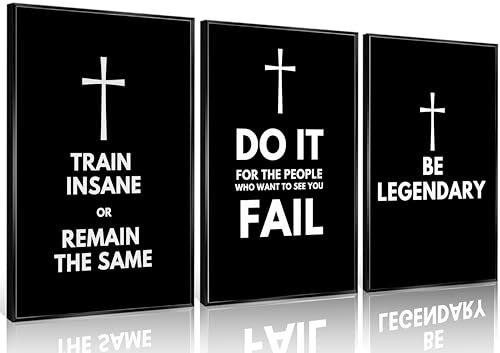 Christian Bible Quotes Faith Wall Art Religious Motivational Positive Phrases