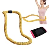 【新登場 & ソフト全包み腰保護!】フラフープ ベリーフィットネス ダイエット 肉を挟まず服に引っかからず 軽量タイプ（落ちにくい） 青あざ防止 脂肪燃焼・シェイプアップ・全身トレーニング 筋トレ 静音式 1KG 周長 160cm 自宅・ジム・オフィス用 男女兼用 オフィスワーカー・産後鍛錬用(発汗ベルト付き オプション可)