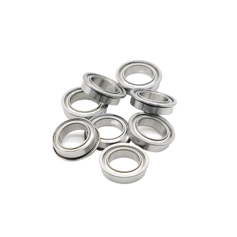 Cojinetes de bolas de ranura profunda 10 Uds F63800ZZ rodamiento ABEC-7 10 * 19 * 7mm con bridas F63800Z rodamientos de bolas F63800 ZZ