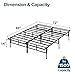ZINUS SmartBase Compack Mattress Foundation, 14 Inch Metal Bed Frame, No Box Spring Needed, Sturdy Steel Slat Support, California King