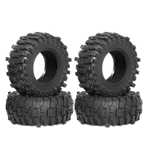 Pneus Rubber Slingers 2.6 pour Axial Wraith roues de rechange souples