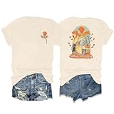 Magical Kingdom Shirt Women Beauty Shirts Belle Princess Tee Tale As Old As Time T-Shirt Vacation Short Sleeve Tops Apricot