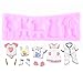 Longsheng Kreative Silikonform für Babykleidung, Fondant, Schokolade, Kuchendekoration, Backwerkzeug
