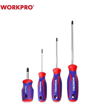 WORKPRO WP200505 8 Parça Profesyonel CR-V Manyetik Tornavida Seti