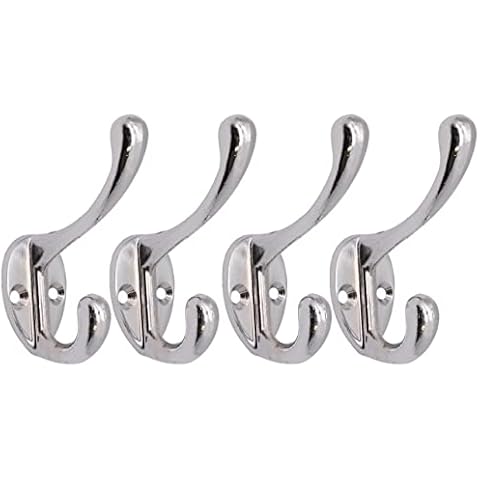 Hat Coat & Robe Hook - Polished Chrome - Pack of 4 Cover